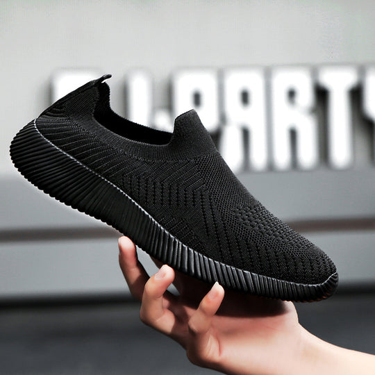 Damen Atembare Slip-On Sneakers mit elastischem Obermaterial EB
