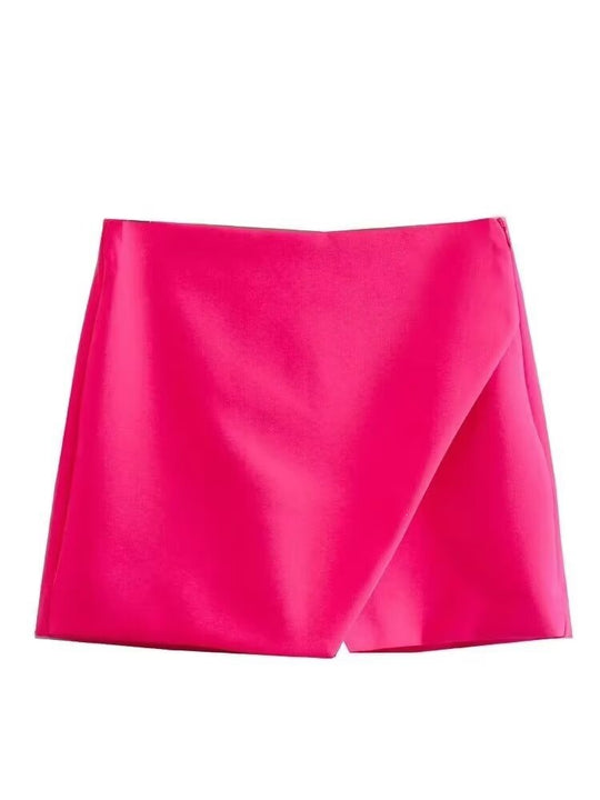Damen modische Wickel-Shorts aus hochwertigem, elastischem Material EB