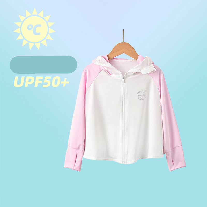 Damen leichte UV-Schutzjacke mit Kapuze EB