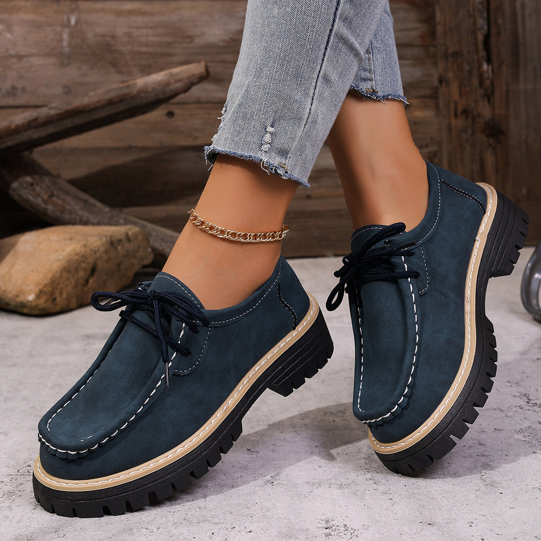 Damen Komfortable Boots mit strapazierfähiger Profilsohle EB