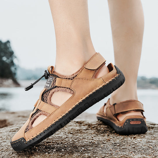 Damen Atmungsaktive Freizeitsandalen mit rutschfester Sohle und verstellbarem Riemen EB
