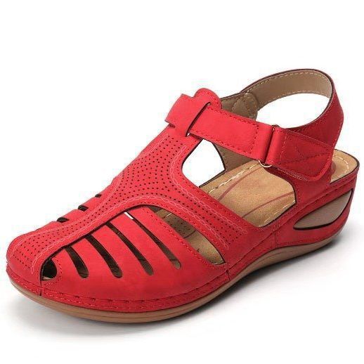 Damen Komfortable Sandalen mit atmungsaktivem Obermaterial und flexiblem Fußbett EB