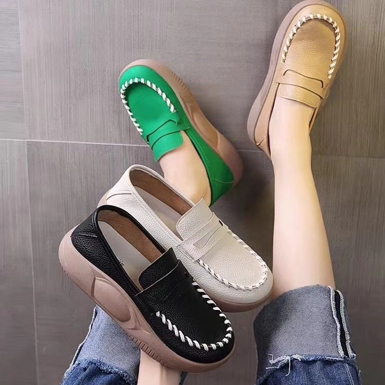 Damen Moccasins mit komfortablem Plateau und stylischem Design EB
