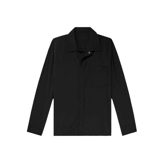 Herren vielseitige Hemdbluse mit aufgesetzter Brusttasche und schickem Kragen EB