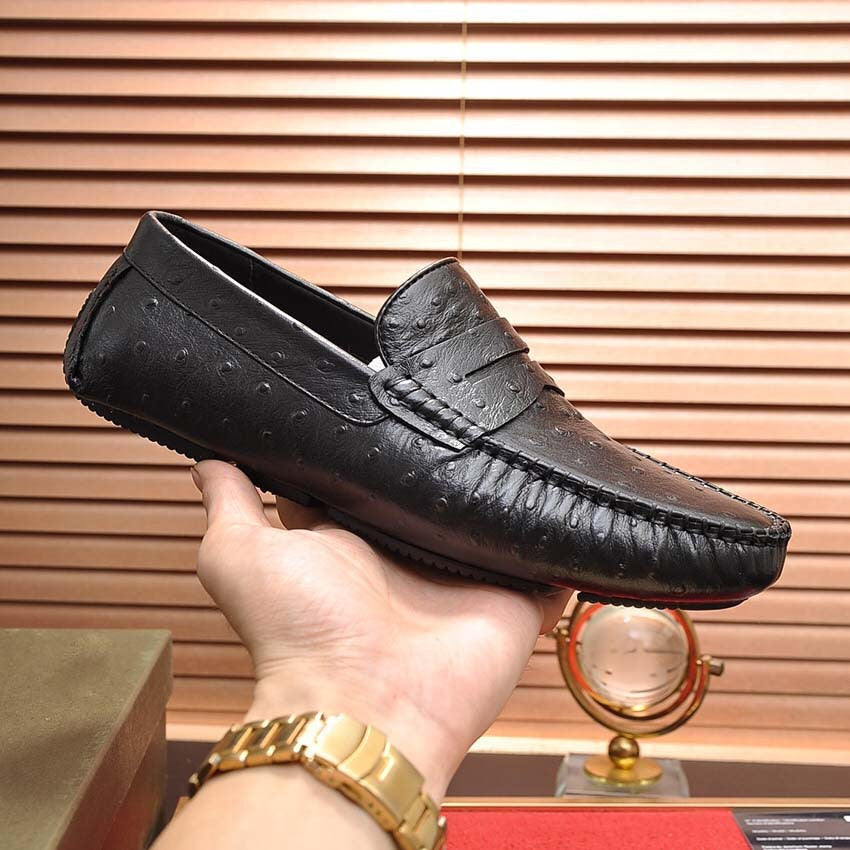 Herren Mokassins aus hochwertigem Leder mit eleganter Zierdetail von EB