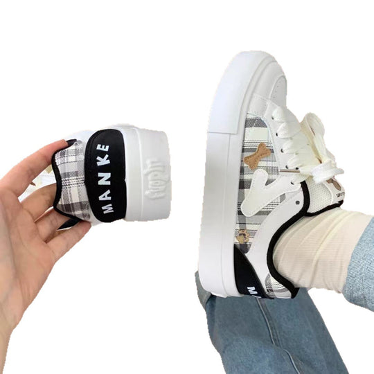 Damen Sportliche Sneakers mit verspieltem Tiermotiv und komfortabler Polsterung EB
