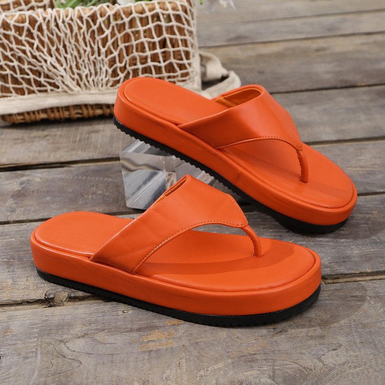Damen komfortable Zehentrenner Sandalen EB