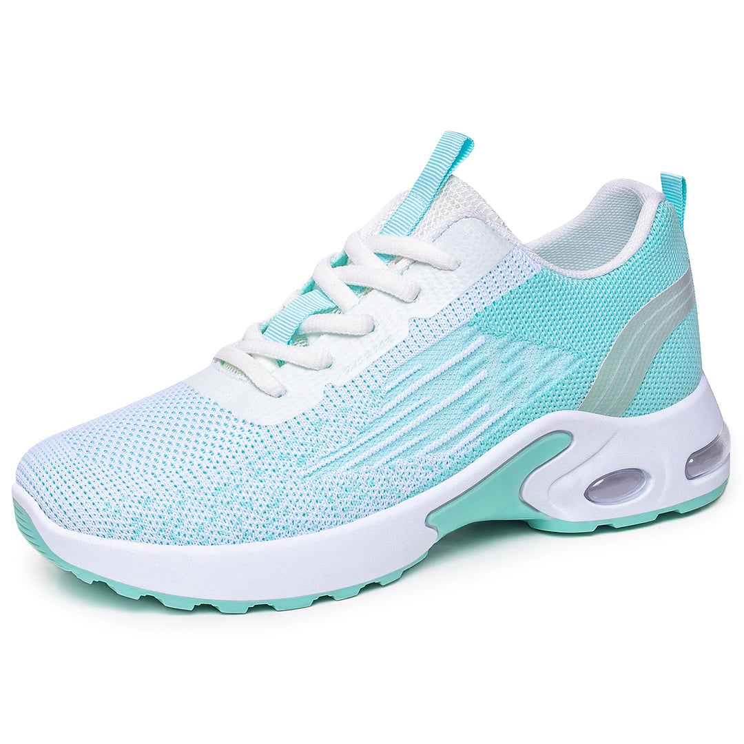 Damen Sportliche Leichtgewicht-Sneakers mit atmungsaktiver Oberflächenstruktur EB
