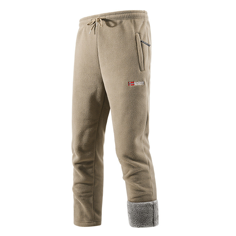 Herren Thermo‑Fleecehose mit hochfloriger Sherpa‑Innenfütterung und Reißverschlusstaschen EB