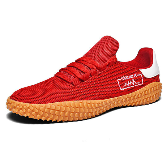 Herren Camouflage Strick-Sneaker mit griffiger Wabenprofilsohle und gepolstertem Knöchelkragen EB