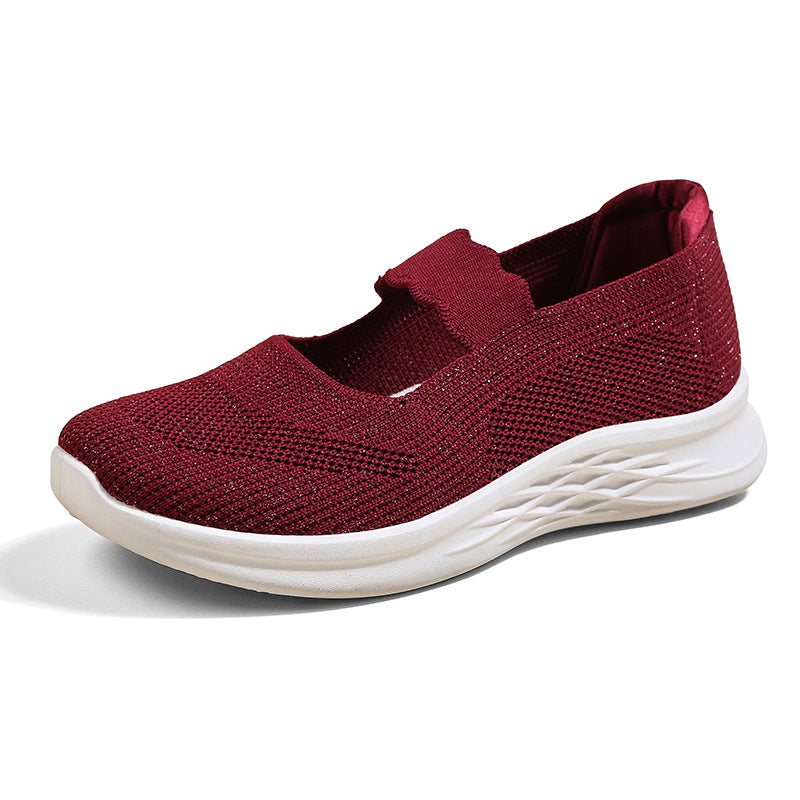 Damen Leichte und atmungsaktive Slip-On Laufschuhe EB
