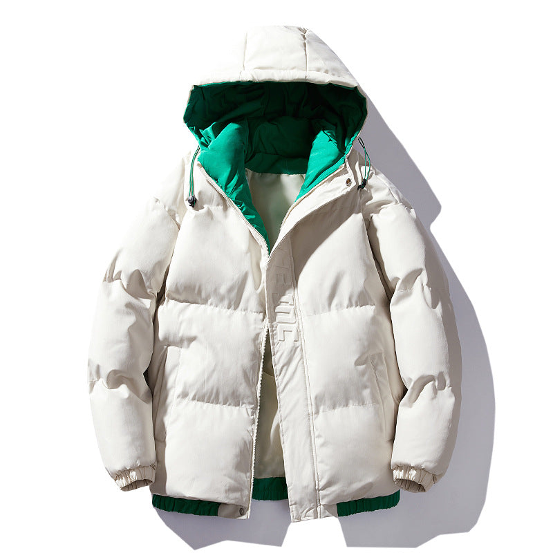 Damen isolierte Winterjacke mit künstlerischem Print und verstellbarem Kapuzensystem EB
