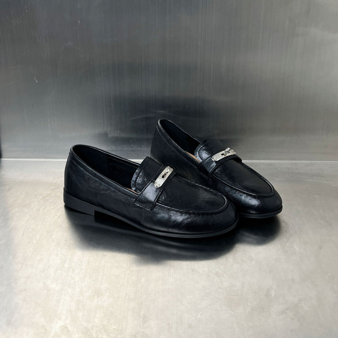 Damen Elegante Mokassins mit modischem Schnallenverschluss und komfortablem Fußbett EB