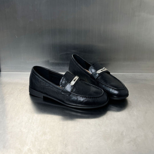 Damen Elegante Mokassins mit modischem Schnallenverschluss und komfortablem Fußbett EB