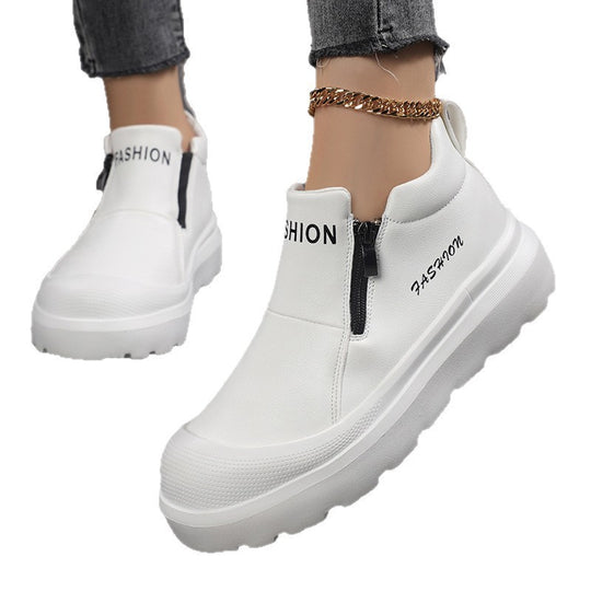 Damen Sneakers mit praktischem Reißverschluss und dämpfender Sohle EB