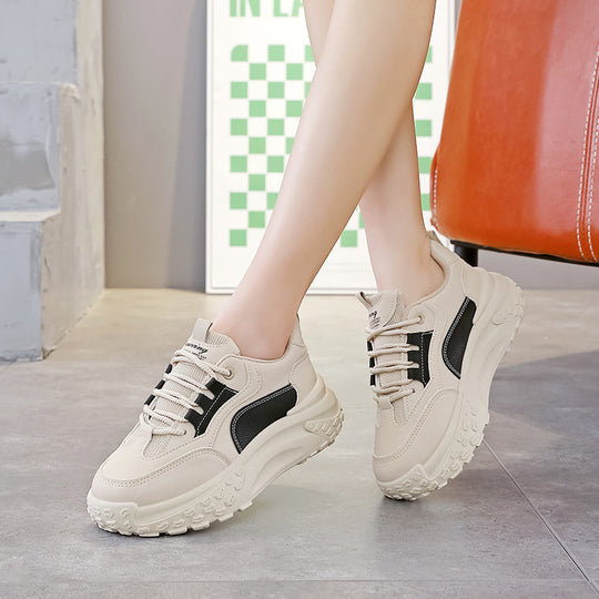 Damen Chunky Sneaker mit sportlichem Design und robustem Profil EB