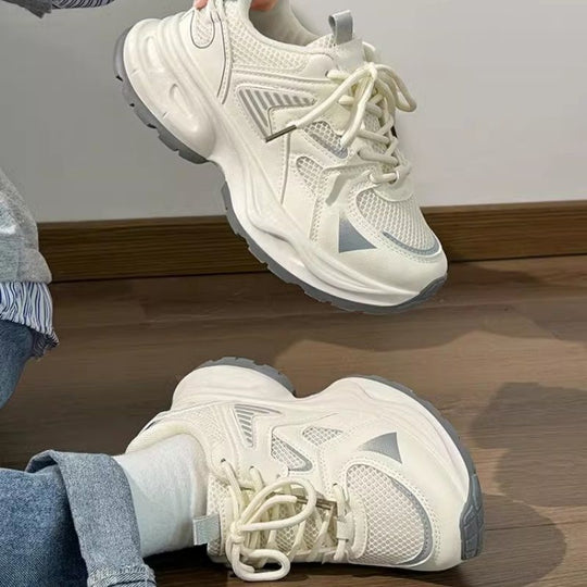 Damen Atmungsaktive Fitness-Sneaker mit dämpfender Sohle und modernem Design EB