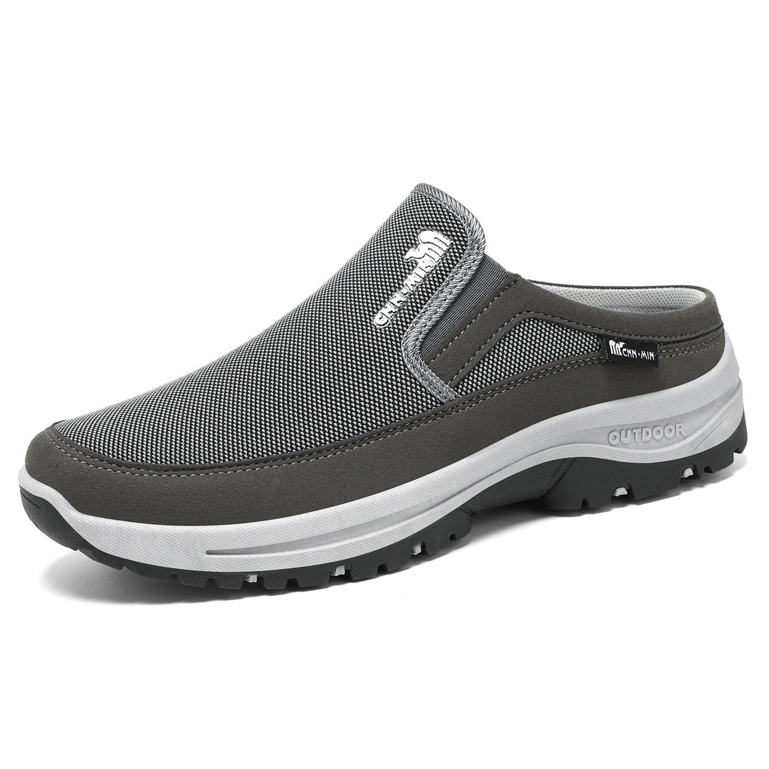 Herren nan atmungsaktiver Outdoor Clog-Slipper mit Memory-Fußbett EB