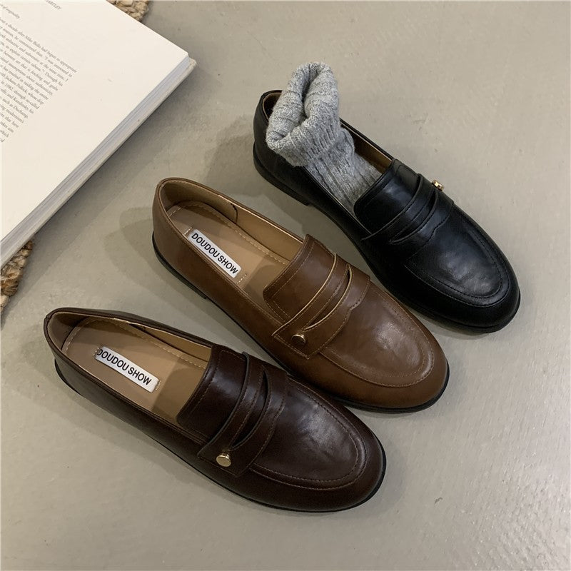 Damen Mokassins mit hochwertigem Leder und eleganten Details EB