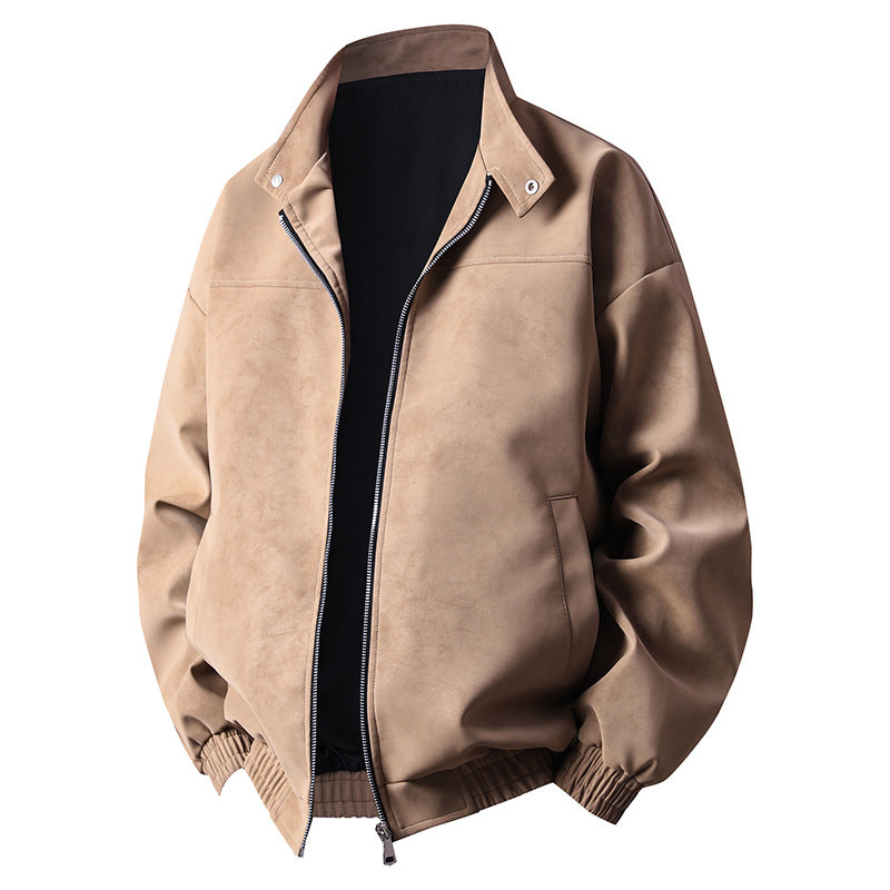 Herren modische Übergangsjacke im lässigen Stil mit praktischen Taschen EB