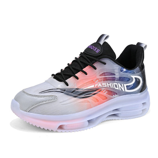 Herren sportlicher Luftkammersneaker mit transparentem TPU-Obermaterial, sichtbarer Luftkapsel und stoßdämpfender Plateausohle EB