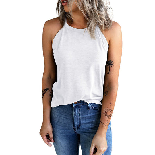 Damen Ärmeloses Sporttop mit lässigem Schnitt und feuchtigkeitsableitender Funktion EB