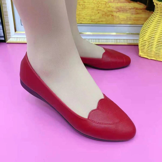 Damen Ballerina-Schuhe mit elegantem Obermaterial und komfortabler Sohle EB