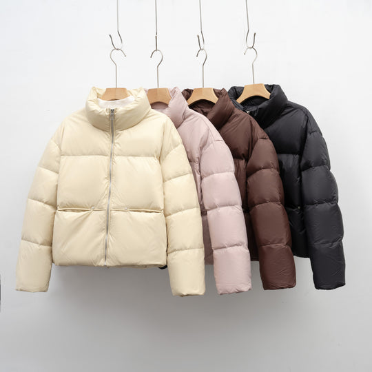 Damen hochwertige Steppjacke mit kurzem Schnitt EB
