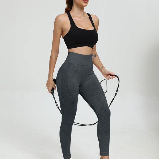 Damen Hochwertige Sportleggings mit hohem Bund EB