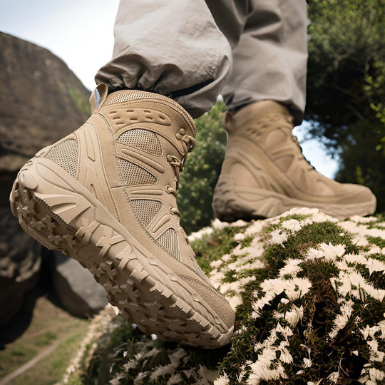 Herren Multifunktionale Trekkingstiefel mit hohem Knöchelschutz und rutschfester Sohle EB