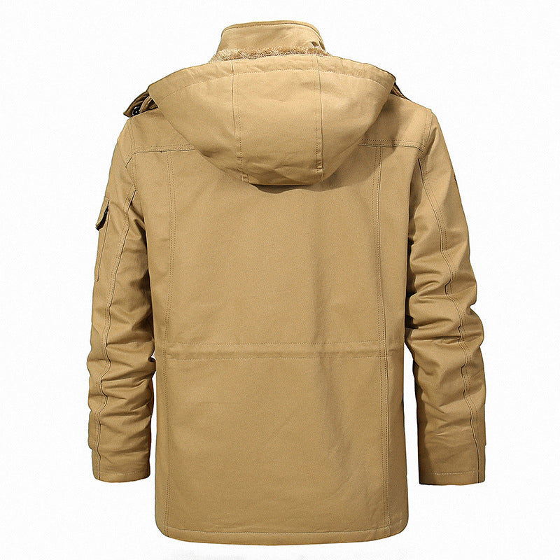 Herren robuste Utility-Jacke mit warmem Innenfutter EB