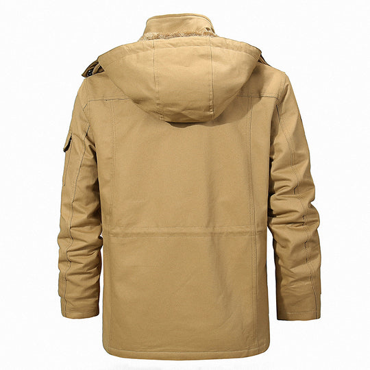 Herren robuste Utility-Jacke mit warmem Innenfutter EB