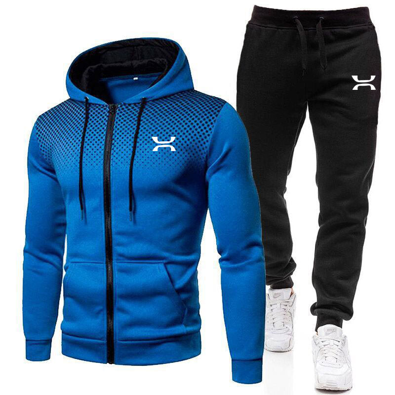 EB Herren Sportanzug mit Reißverschluss-Hoodie und Jogginghose