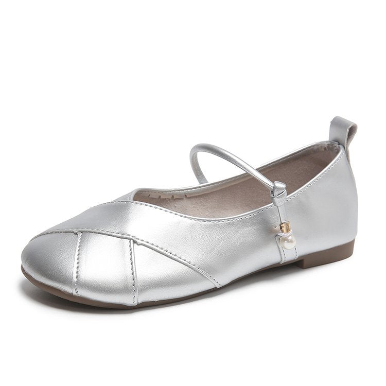 Damen Ballerinas mit dekorativem Riemen EB