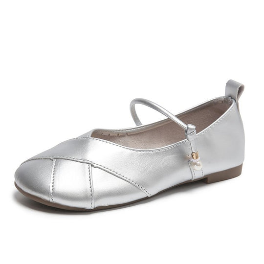 Damen Ballerinas mit dekorativem Riemen EB