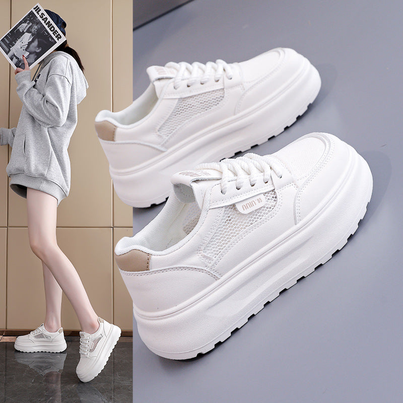 Damen Chunky Sneakers mit atmungsaktiver Mesh-Oberfläche und dämpfendem Komfort EB