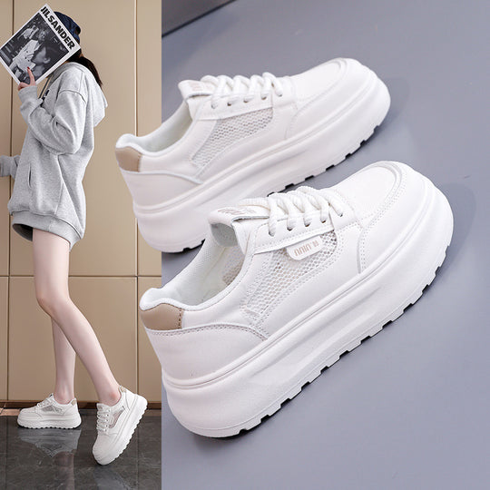 Damen Chunky Sneakers mit atmungsaktiver Mesh-Oberfläche und dämpfendem Komfort EB