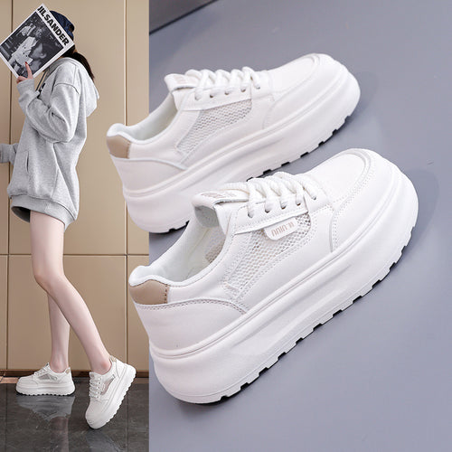 Damen Chunky Sneakers mit atmungsaktiver Mesh-Oberfläche und dämpfendem Komfort EB