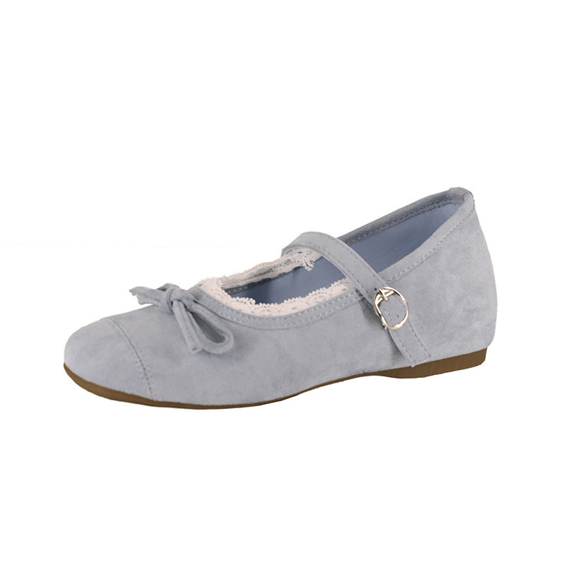 Damen Ballerinas mit dekorativem Riemchen und hochwertigem Obermaterial EB