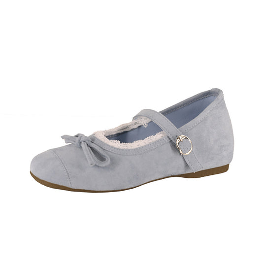 Damen Ballerinas mit dekorativem Riemchen und hochwertigem Obermaterial EB