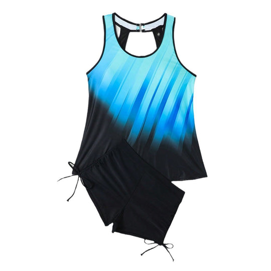 Damen Sportliches Tank-Top und Shorts Set EB