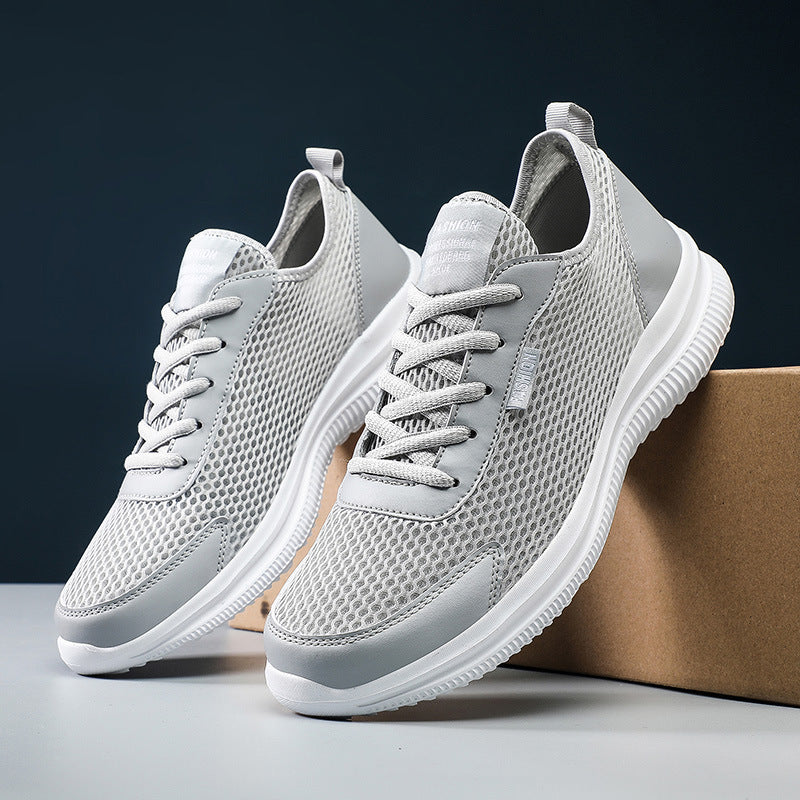 Damen Sportliche Sneakers mit atmungsaktiver Netzoberfläche und rutschfester Sohle EB