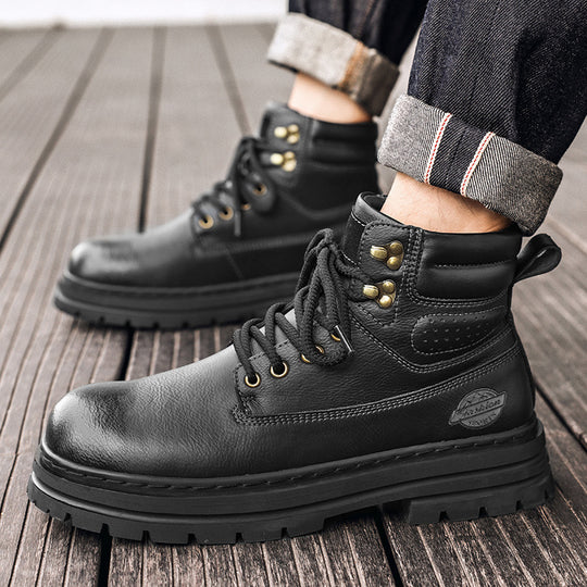 Damen Robuste Schnürboots mit rutschfester Profilsohle und isolierendem Innenfutter EB