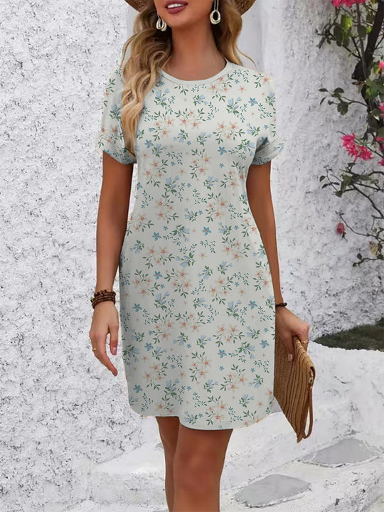 Damen Blumenkleid EB