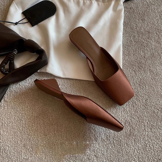 Damen Elegante Mules mit spitzem Zehenbereich und komfortabler Sohle EB