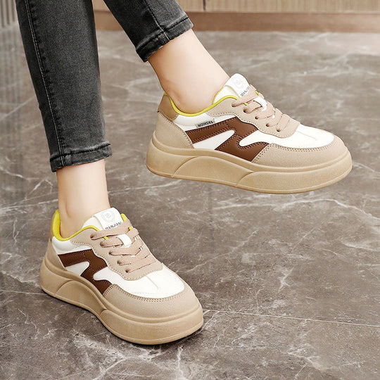 Damen modische Sneakers mit rutschfester Laufsohle und atmungsaktivem Obermaterial EB