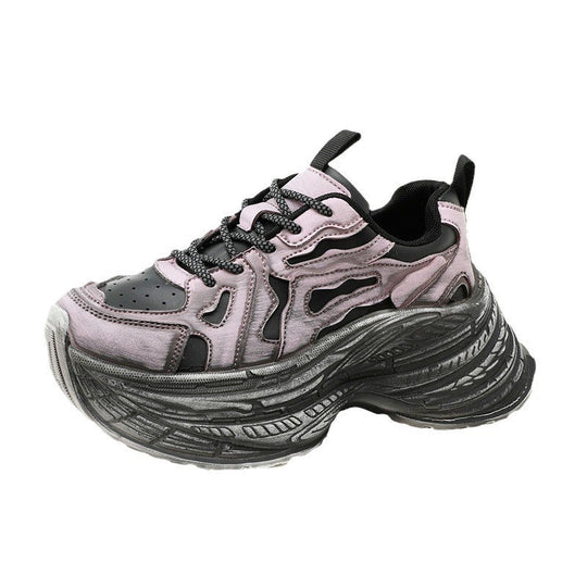 Damen Chunky Sneakers mit innovativem und elastischem Design EB