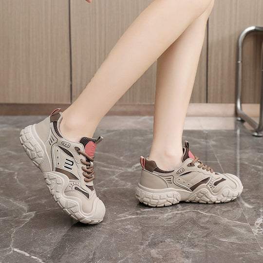 Damen Komfortable Freizeitsneaker mit atmungsaktiver Netzstruktur und sportlichem Design EB