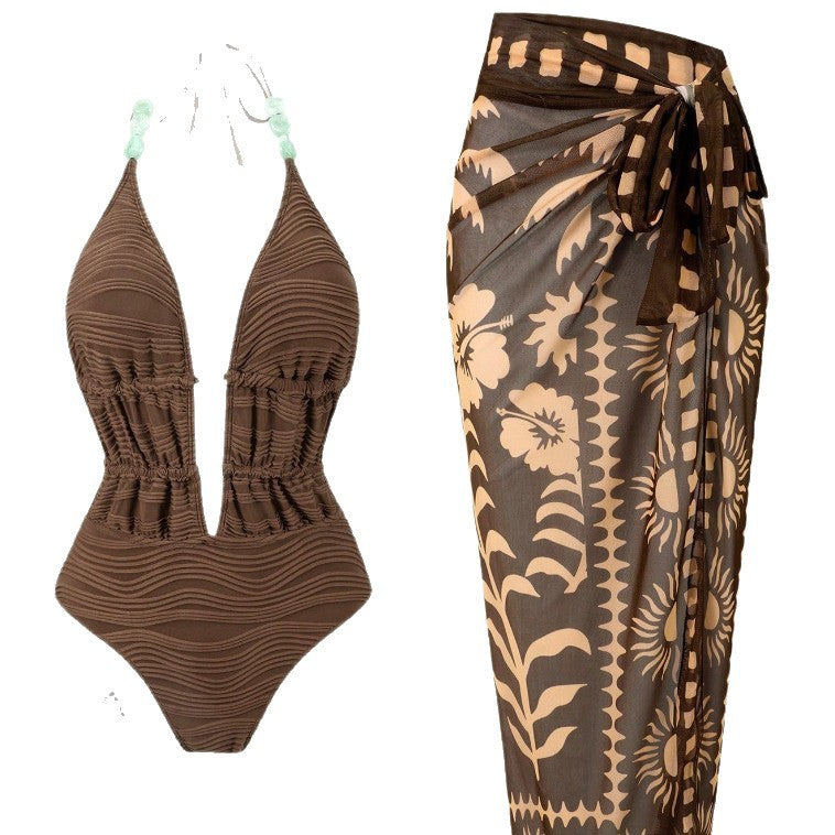 Damen Badeanzug mit raffinierten Details EB