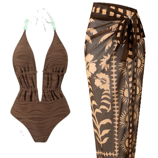 Damen Badeanzug mit raffinierten Details EB